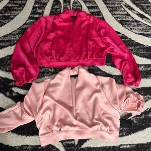 NWT Eloquii Satin Top Bundle